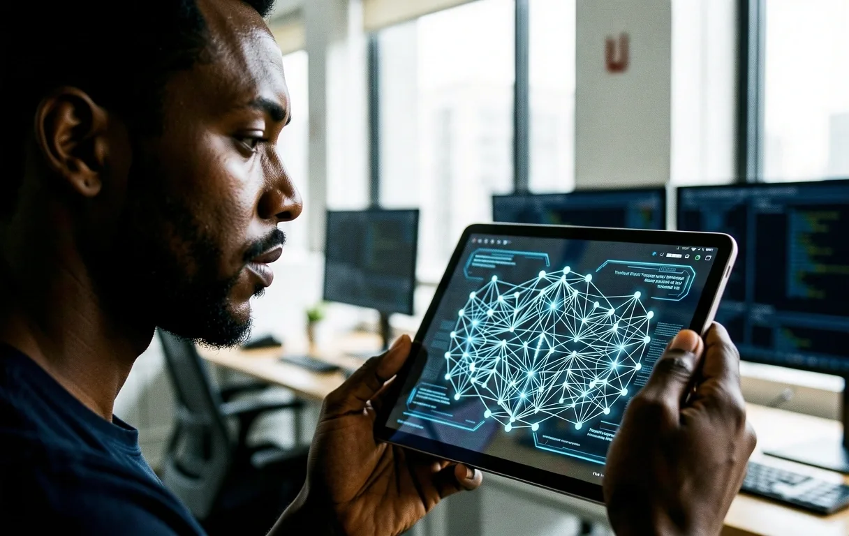 Forensic visualization of AI transparency